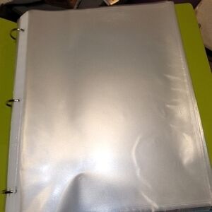 Sheet Protectors 8.5 X 11 Clear Page Covers. 100 per pack